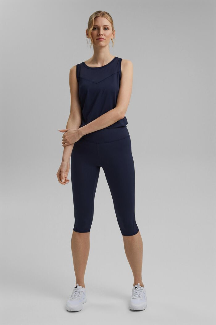 In materiale riciclato: leggings active con E- Dry, NAVY, detail image number 1
