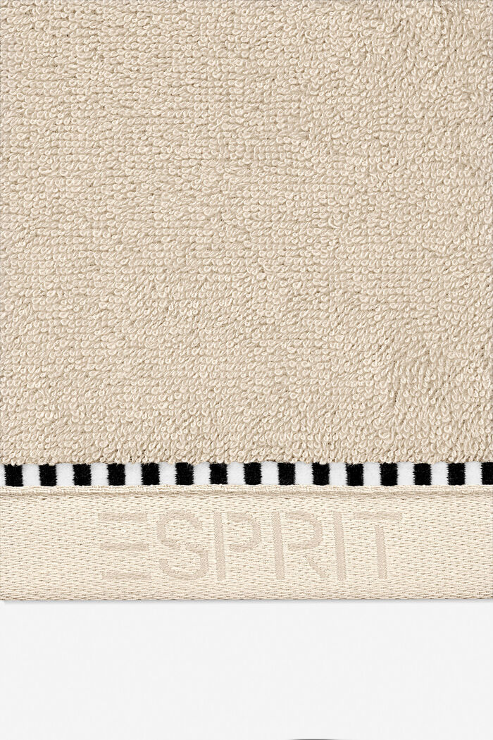 Con TENCEL™: set di asciugamani in spugna, SAND, detail image number 1