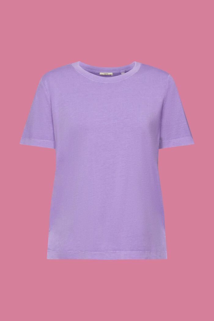T-shirt in cotone misto, PURPLE, detail image number 6