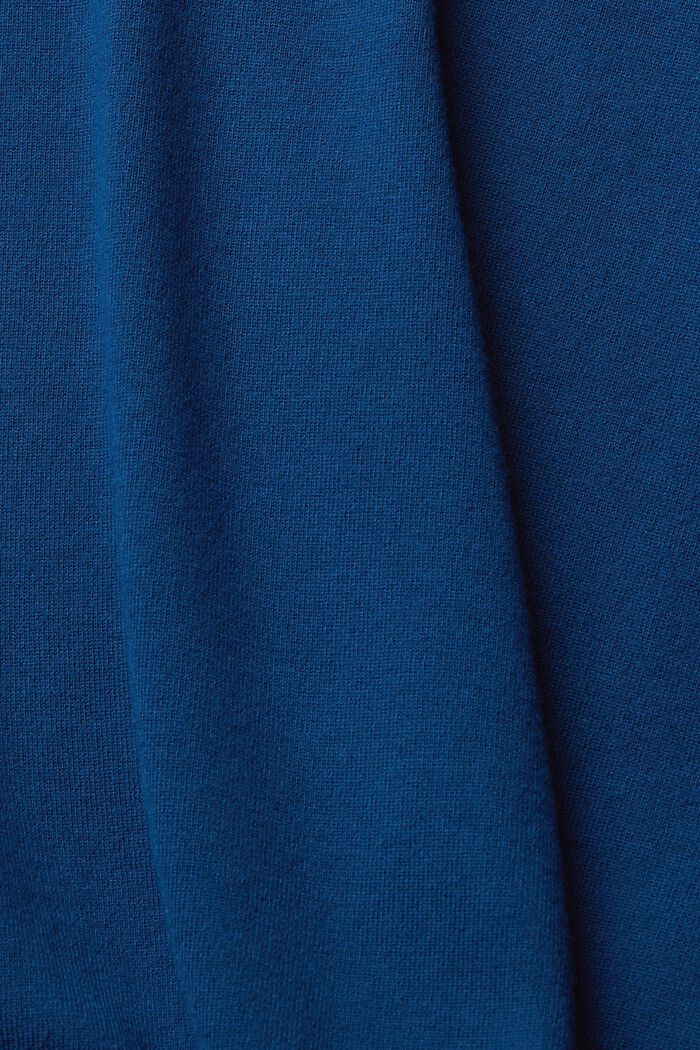 Pullover a collo alto, PETROL BLUE, detail image number 1