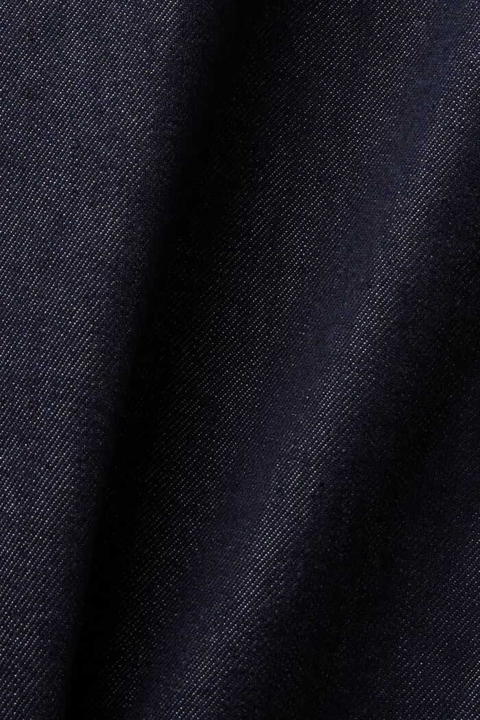 Jeans chino a gamba larga con pieghe e vita alta, BLUE RINSE, detail image number 6