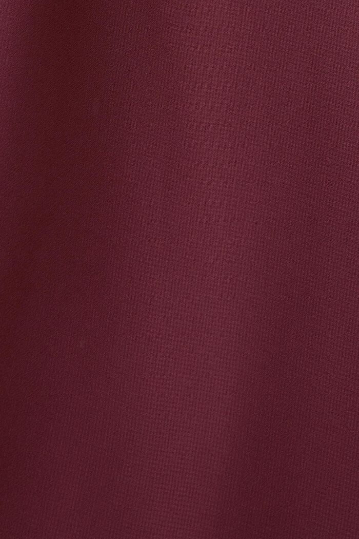 Riciclata: blusa in chiffon, AUBERGINE, detail image number 5