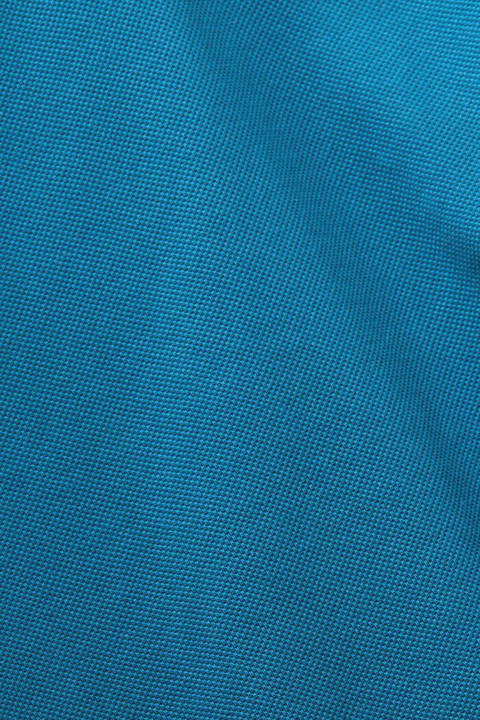 Camicia polo slim fit, PETROL BLUE, detail image number 5