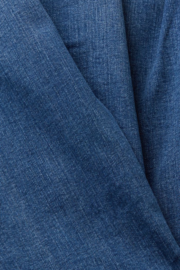 Jeans Slim Fit a vita media, BLUE MEDIUM WASHED, detail image number 4
