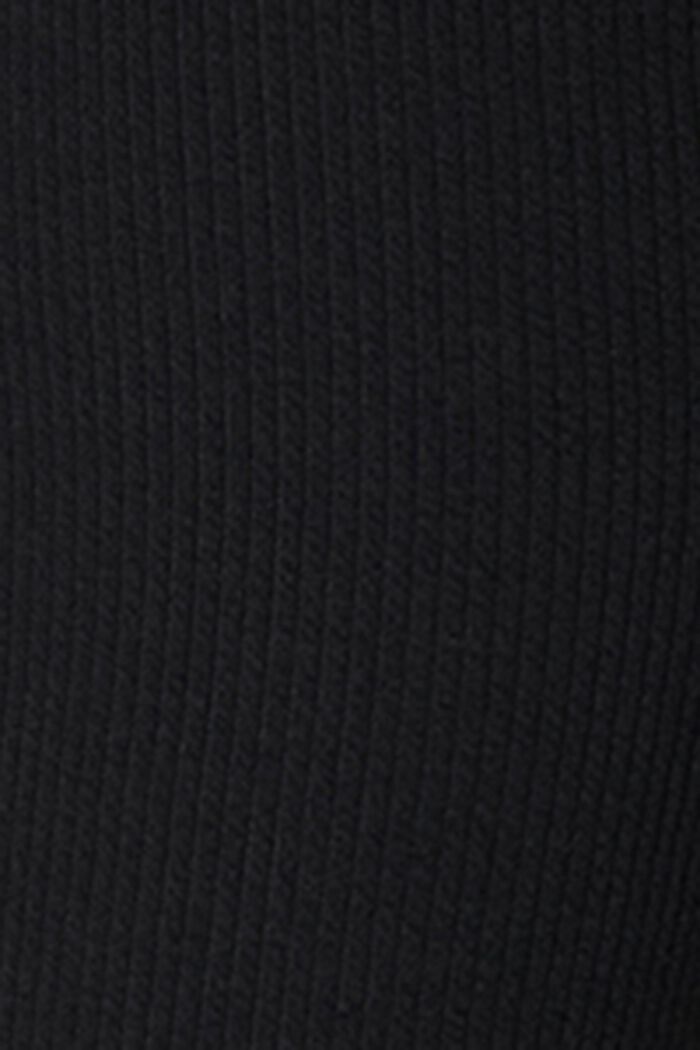 Leggings in jersey a coste MATERNITY, BLACK INK, detail image number 4
