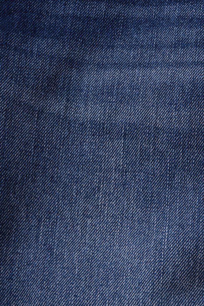 Pantaloncini in denim Relaxed Fit, BLUE DARK WASHED, detail image number 4