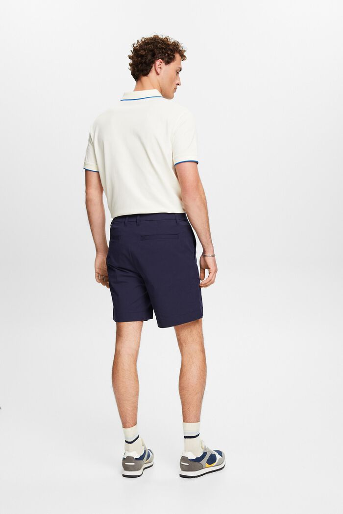 Shorts chino in twill elasticizzato, NAVY, detail image number 2