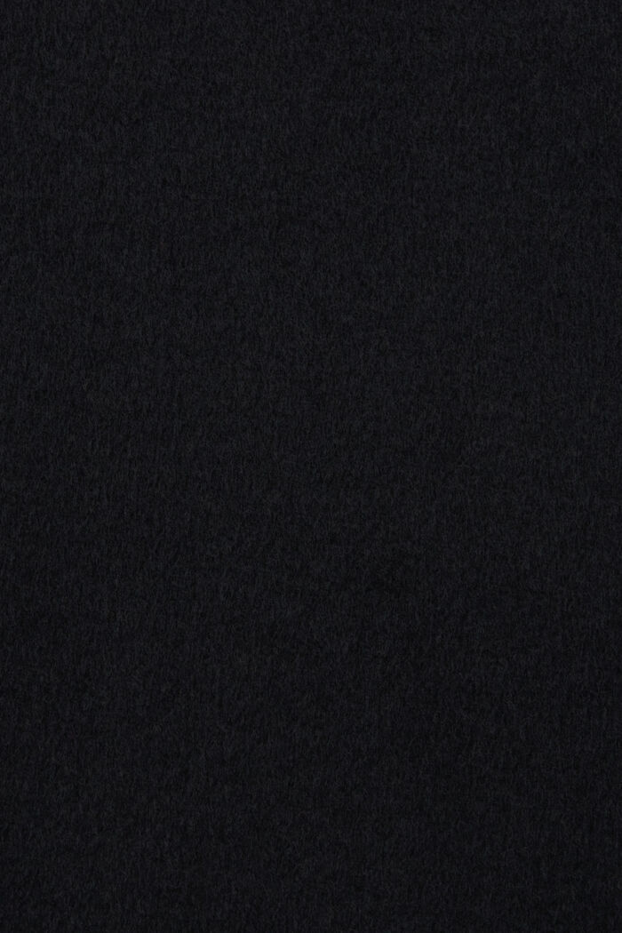 Cappotto doppiopetto in misto lana, BLACK, detail image number 5