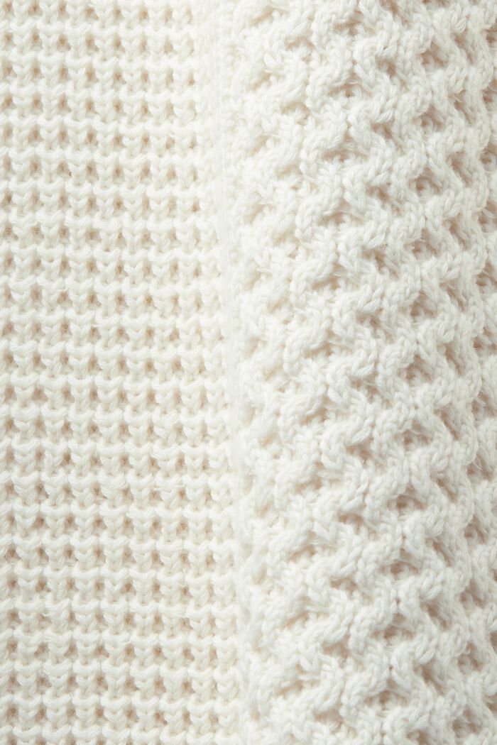 Maglione con mezza zip in maglia intrecciata, ICE, detail image number 5