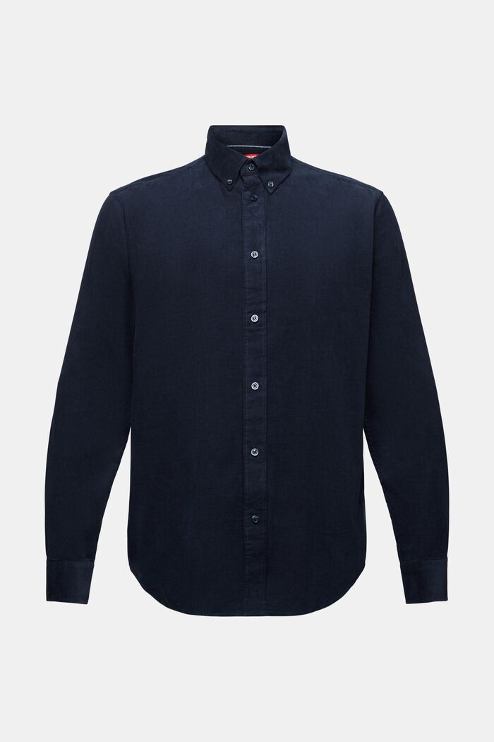 Camicia di velluto, 100% cotone, PETROL BLUE, detail image number 6