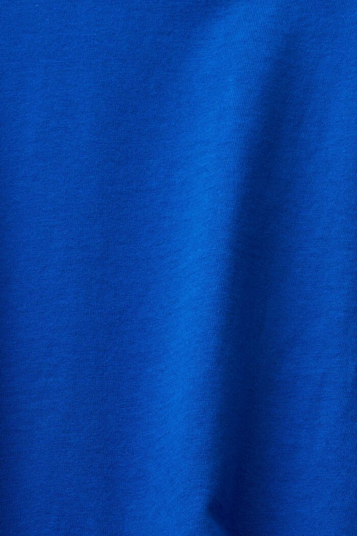 T-shirt a maniche corte a girocollo, BRIGHT BLUE, detail image number 4