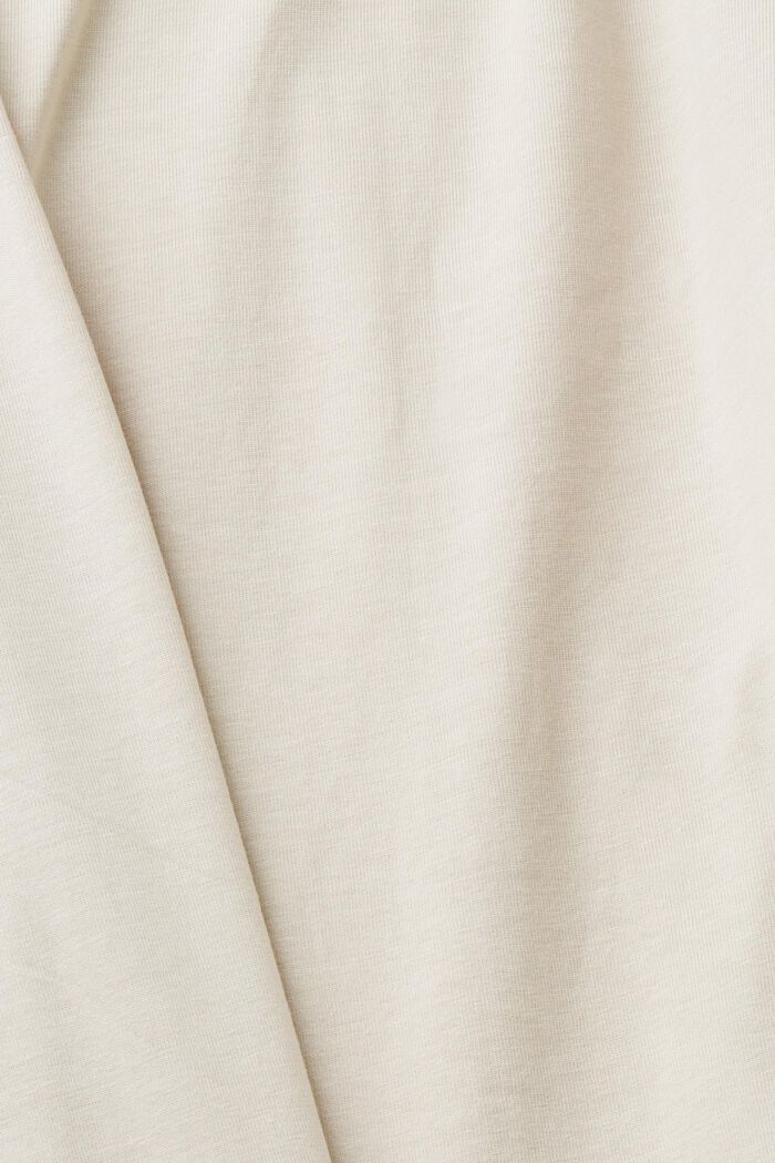 T-shirt in jersey con applicazione, LIGHT TAUPE, detail image number 5
