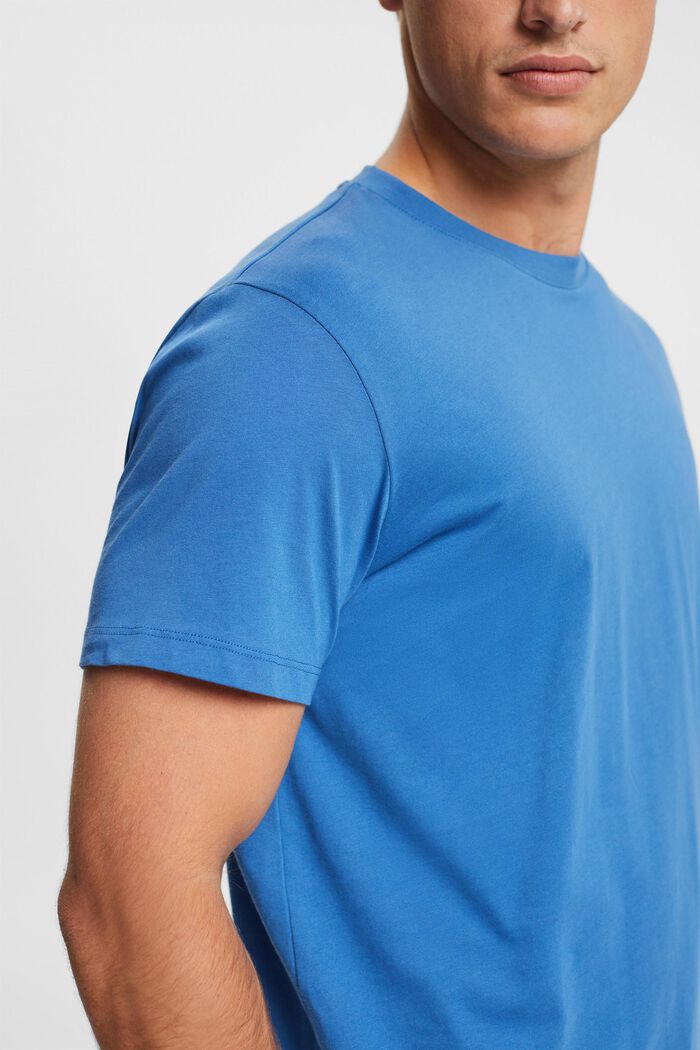 T-shirt in jersey, 100% cotone, BLUE, detail image number 0
