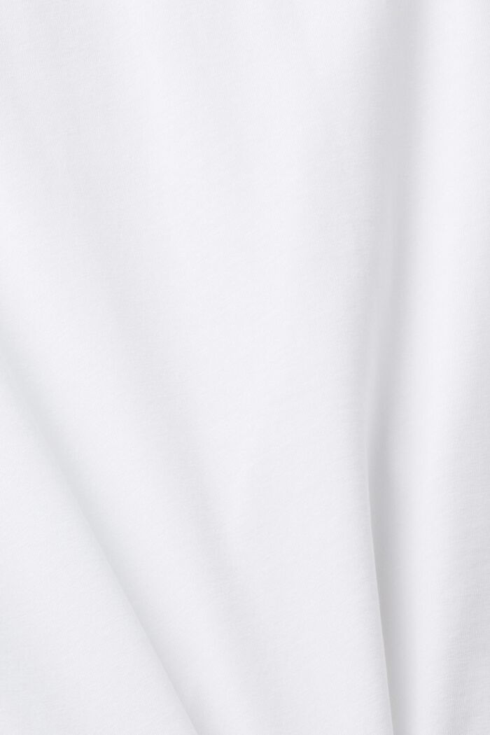 T-shirt in jersey con applicazione, NEW WHITE, detail image number 4