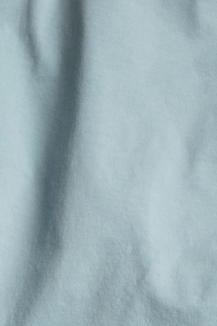 Pantaloncini con cintura in tessuto, GREY BLUE, detail image number 1
