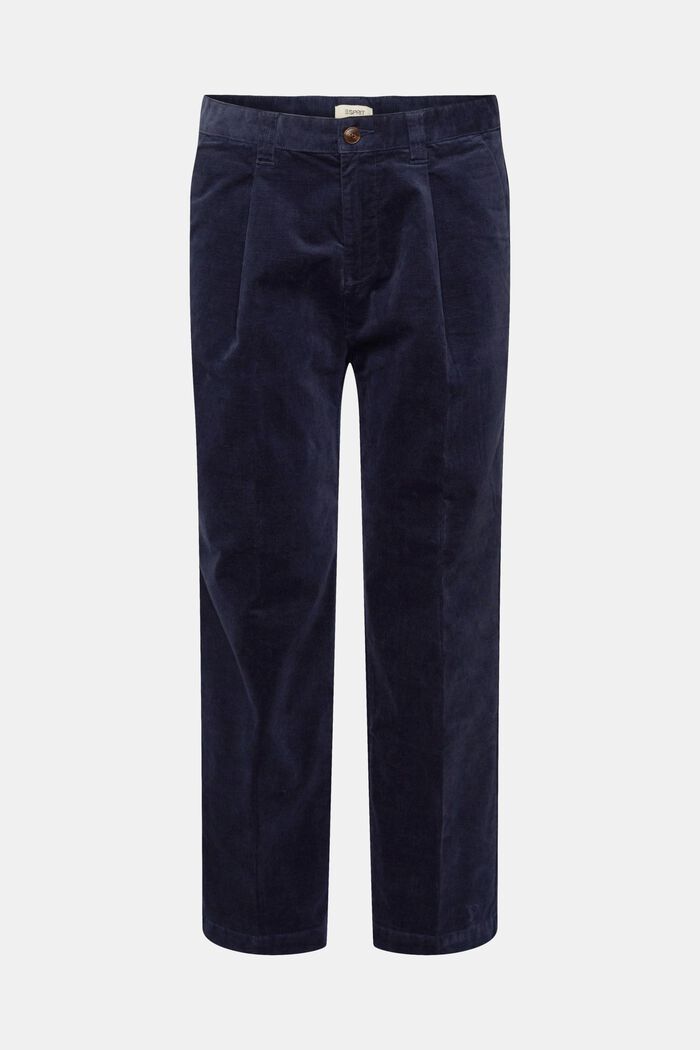 Pantaloni in velluto Wide Fit, NAVY, detail image number 7