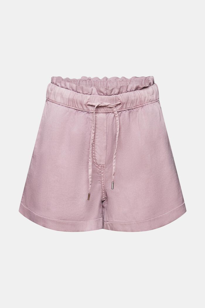 Shorts da infilare in twill, MAUVE, detail image number 7