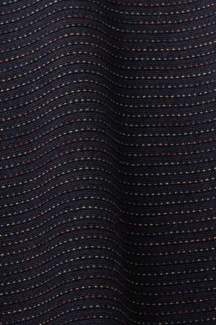 Pullover con zip corta a righe colorate, NAVY, detail image number 5