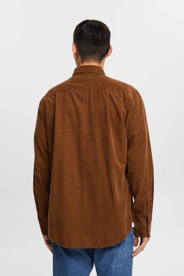 Camicia di velluto, 100% cotone, BARK, detail image number 3