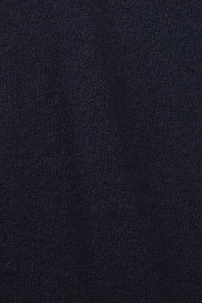 Gilet a coste in misto lana, NAVY, detail image number 5