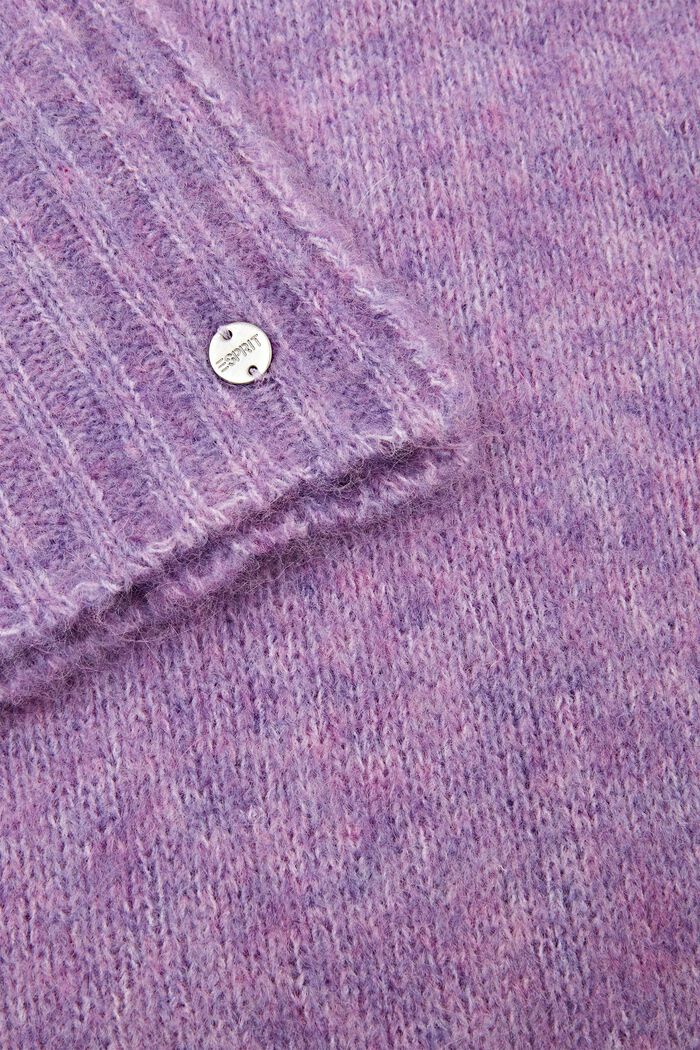 Sciarpa in misto lana e mohair, LAVENDER, detail image number 1
