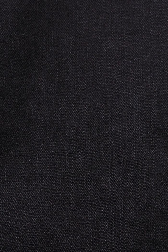 In materiale riciclato: jeans skinny a vita media, BLACK DARK WASHED, detail image number 6