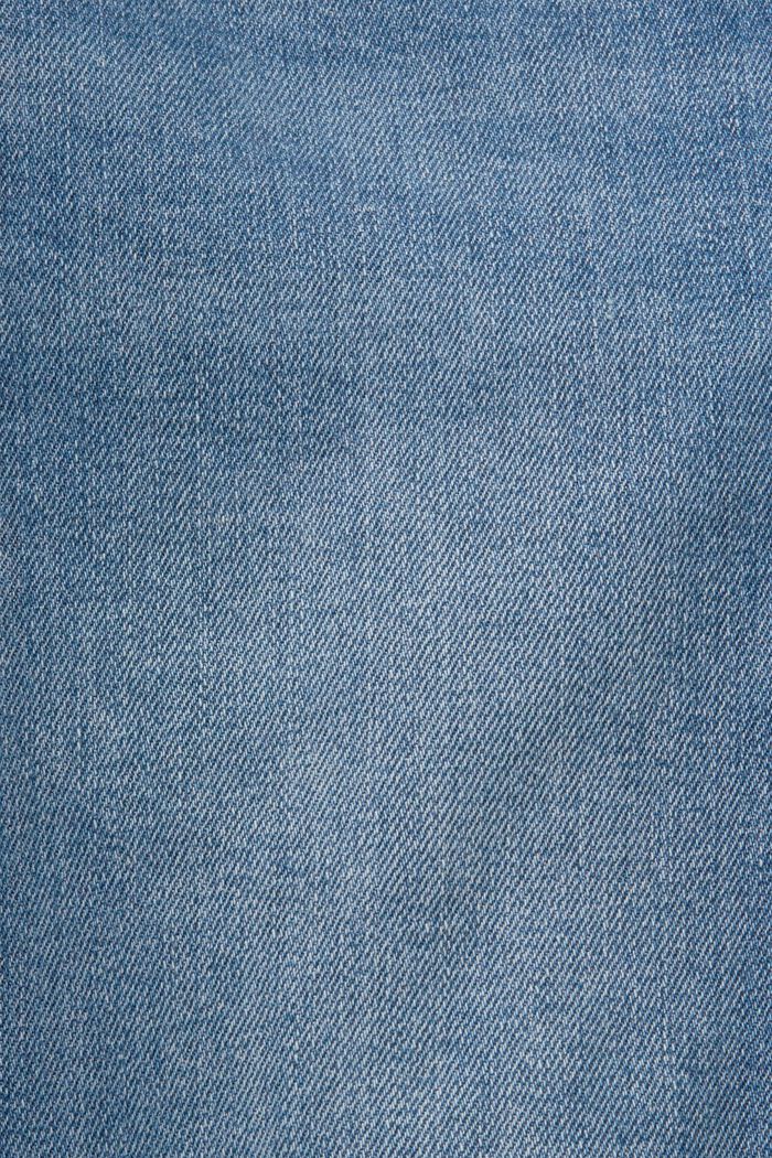 Jeans a vita media e zampa in cotone, BLUE MEDIUM WASHED, detail image number 6