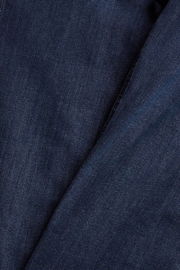 Jeans stretch in misto cotone biologico, BLUE BLACK, detail image number 4