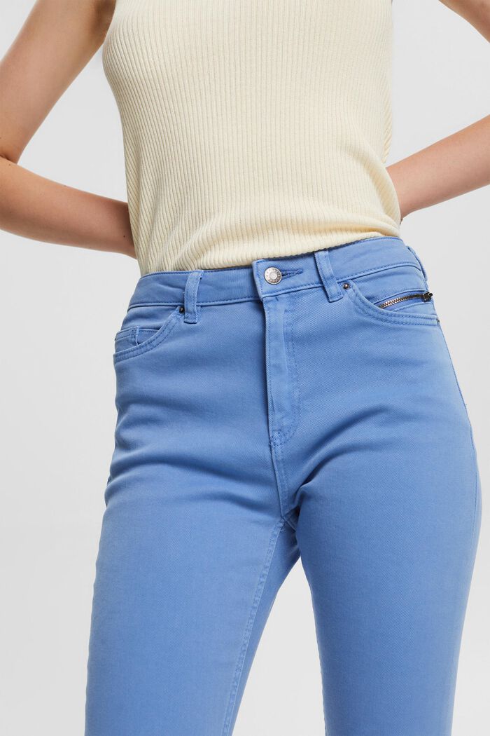 Pantaloni stretch con dettaglio con zip, LIGHT BLUE LAVENDER, detail image number 0