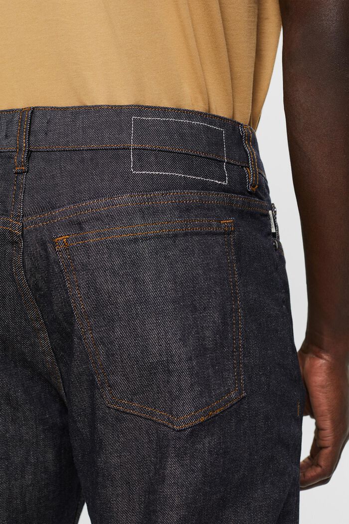 Jeans elasticizzati in cotone biologico, BLUE DARK WASHED, detail image number 3