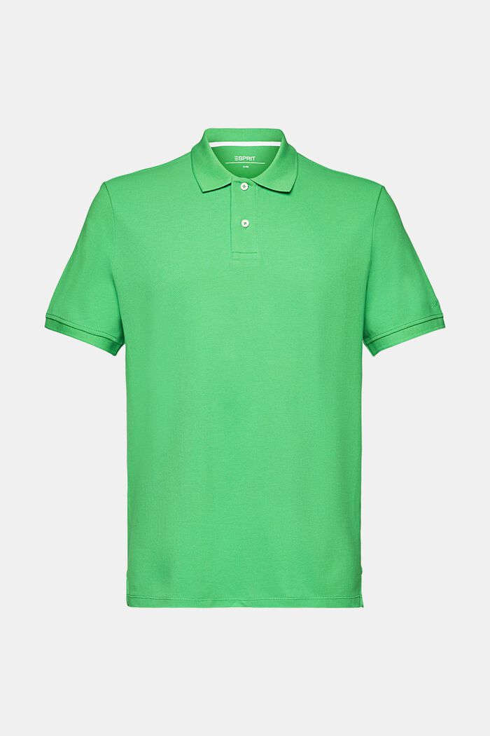 Camicia polo slim fit, GREEN, detail image number 7