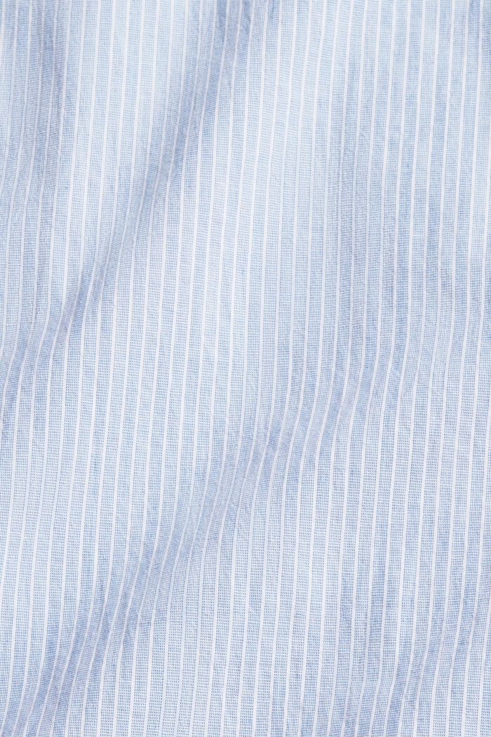 Abito camicia in cotone, LIGHT BLUE, detail image number 4