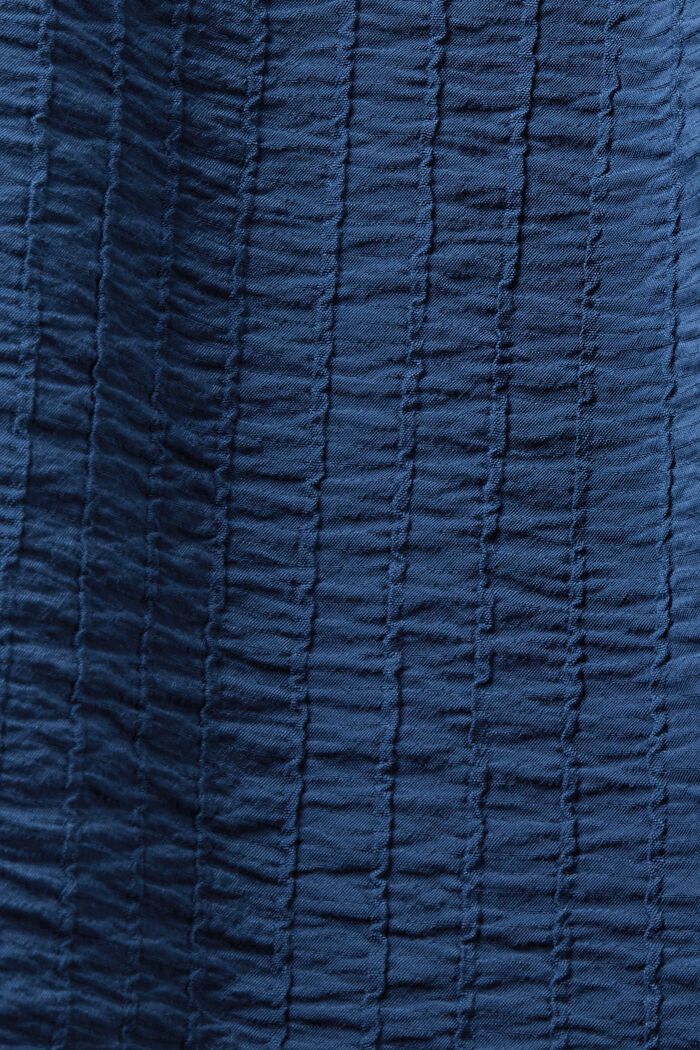 Blusa strutturata a manica lunga, GREY BLUE, detail image number 1