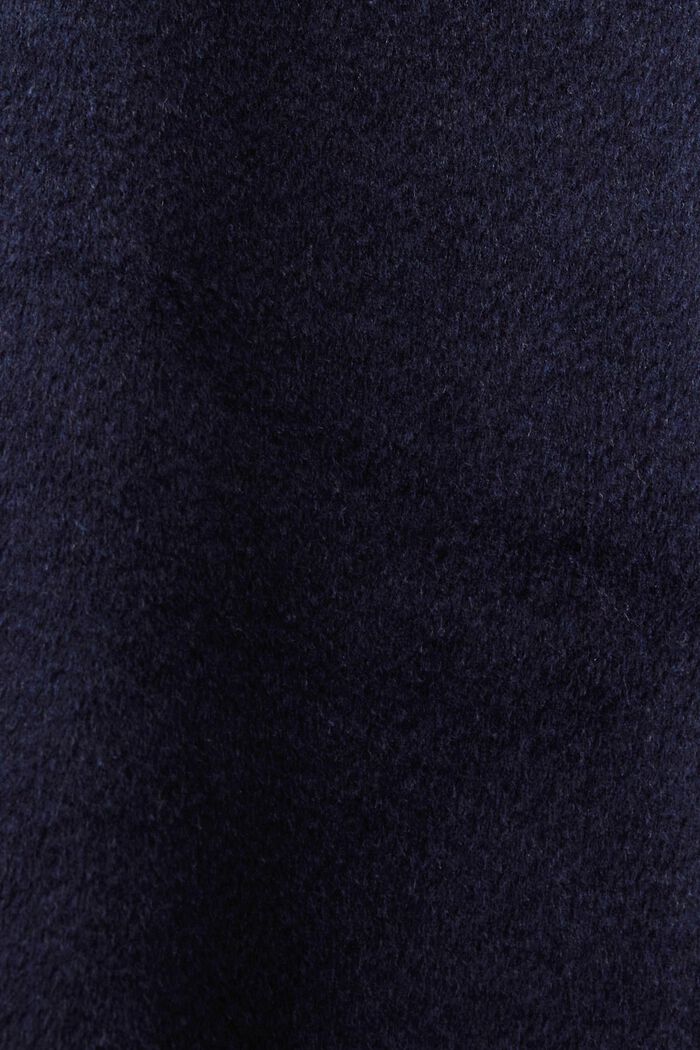 In materiale riciclato: Cappotto con lana, NAVY, detail image number 6