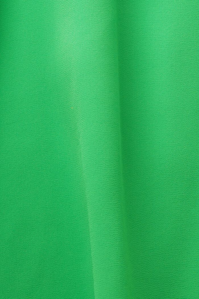 Blusa senza maniche in crêpe di chiffon, CITRUS GREEN, detail image number 5