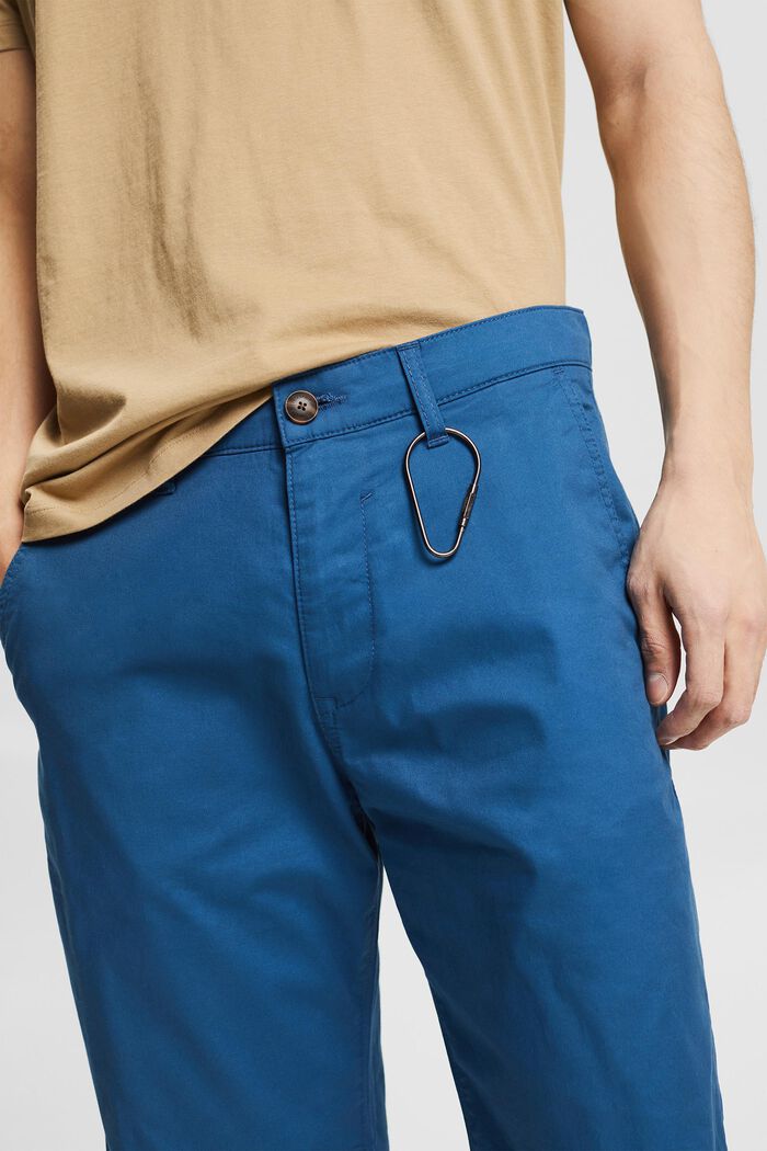 Pantaloni corti in cotone biologico, BLUE, detail image number 0