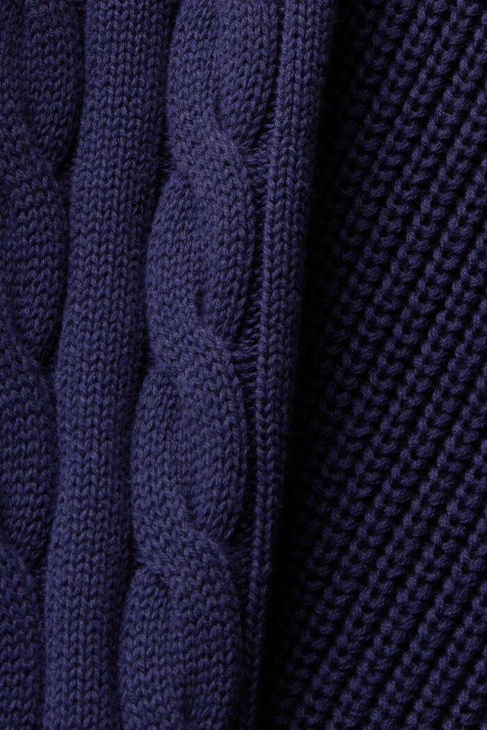 Gilet in maglia larga con motivi misti, NAVY, detail image number 5