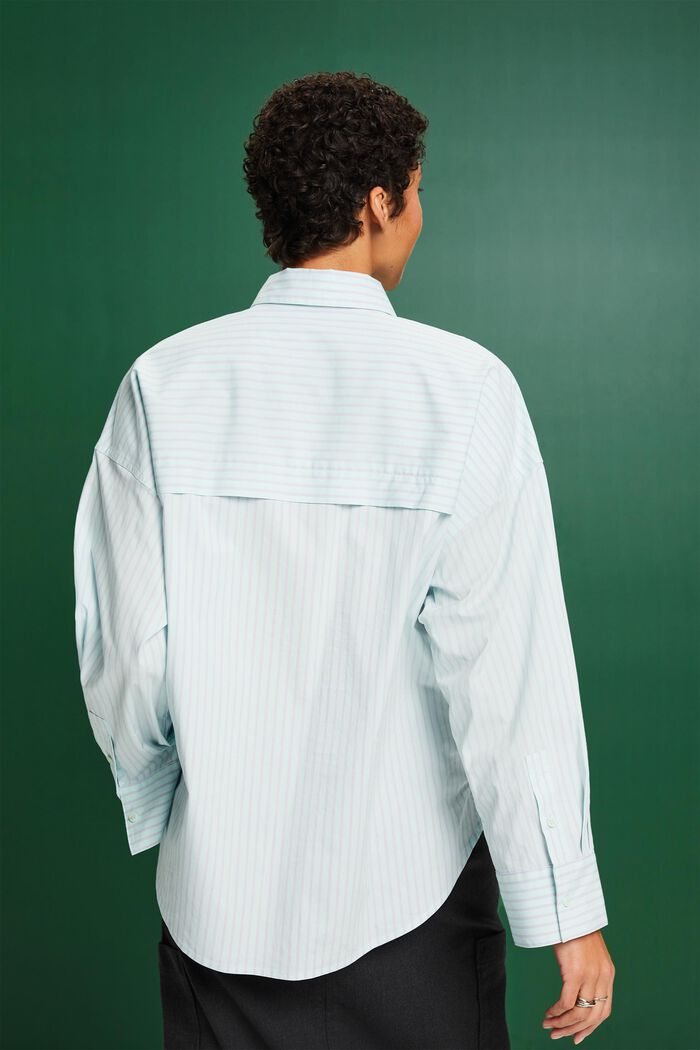 Camicia button-down a righe, MINT/LAVENDER, detail image number 2