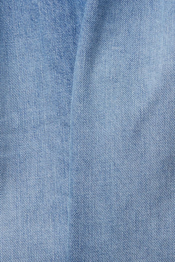 Jeans banana fit con canapa, BLUE MEDIUM WASHED, detail image number 6