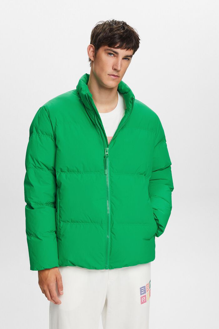 Riciclato: giacca trapuntata con piuma d'oca, GREEN, detail image number 2