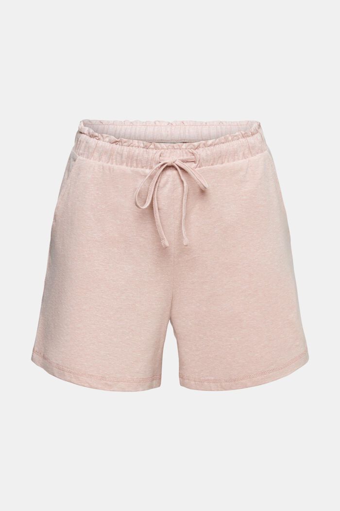Shorts in jersey con elastico in vita, OLD PINK, detail image number 6