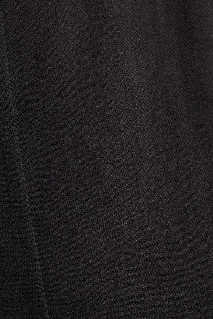 Jeans elasticizzati con cotone biologico, BLACK DARK WASHED, detail image number 4