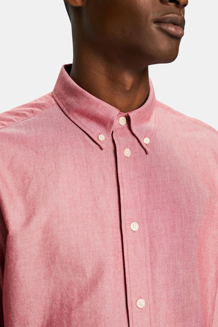 Camicia in cotone Oxford, RED, detail image number 4