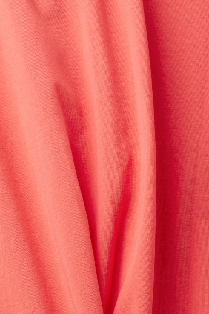 Pigiama lungo in jersey, CORAL, detail image number 4