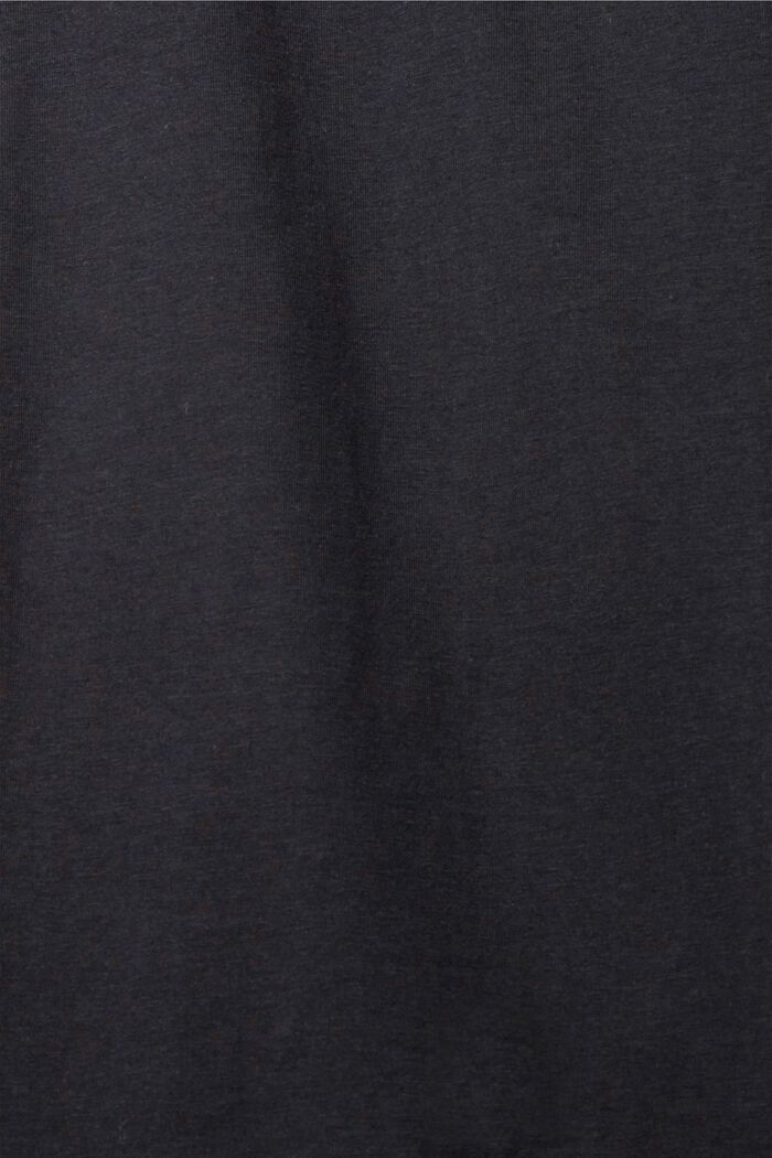 Pigiama lungo in jersey, BLACK, detail image number 1
