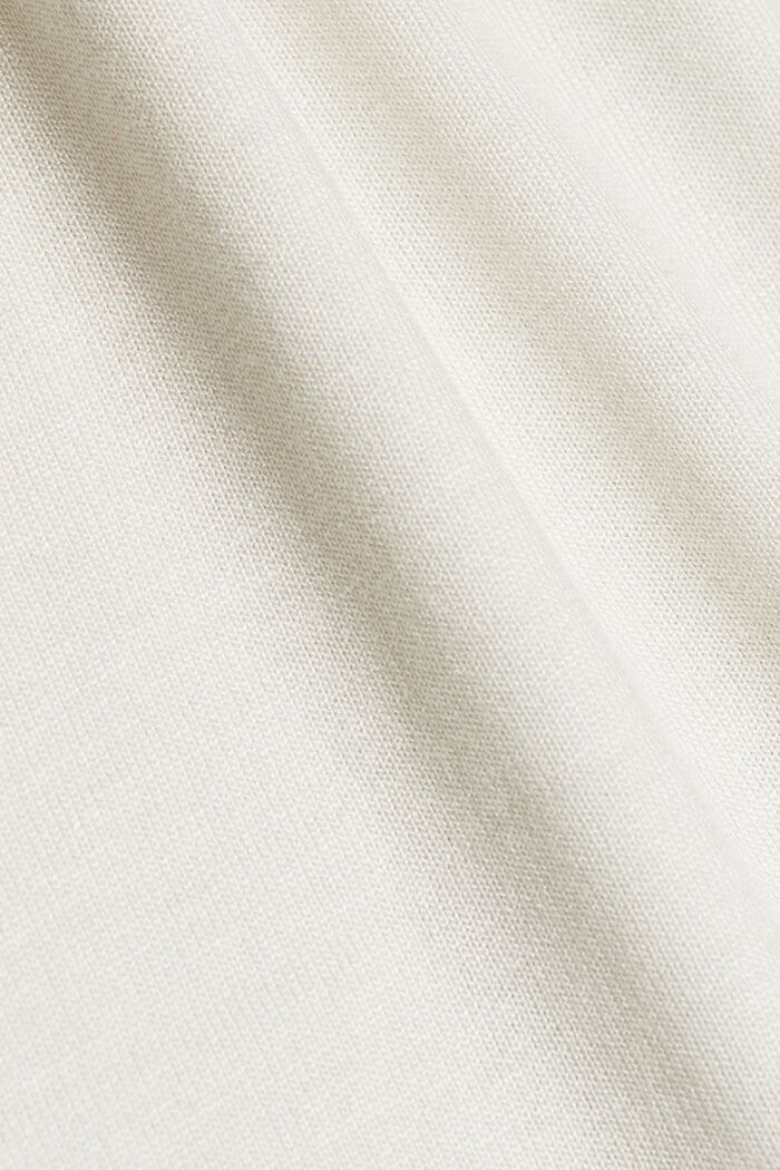 T-shirt in jersey di LENZING™ ECOVERO™, OFF WHITE, detail image number 4