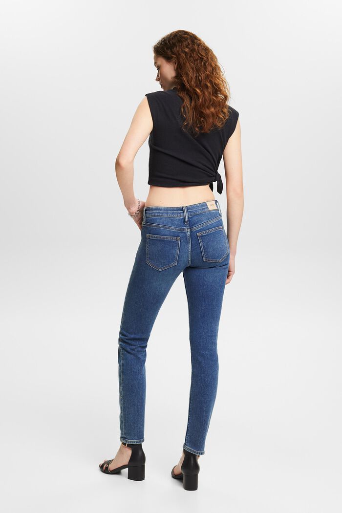 Jeans stretch slim fit, BLUE MEDIUM WASHED, detail image number 2