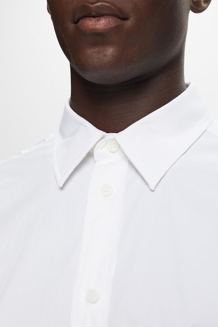 Camicia button-down, WHITE, detail image number 3