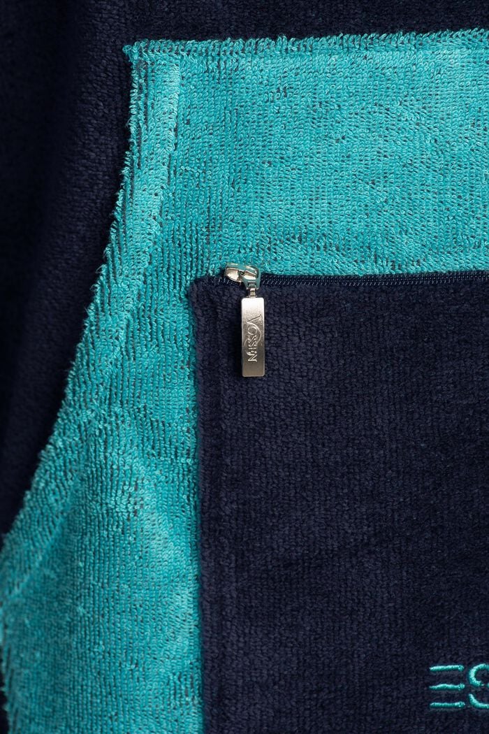 YOUTH poncho da bagno con cappuccio, NAVY BLUE, detail image number 2