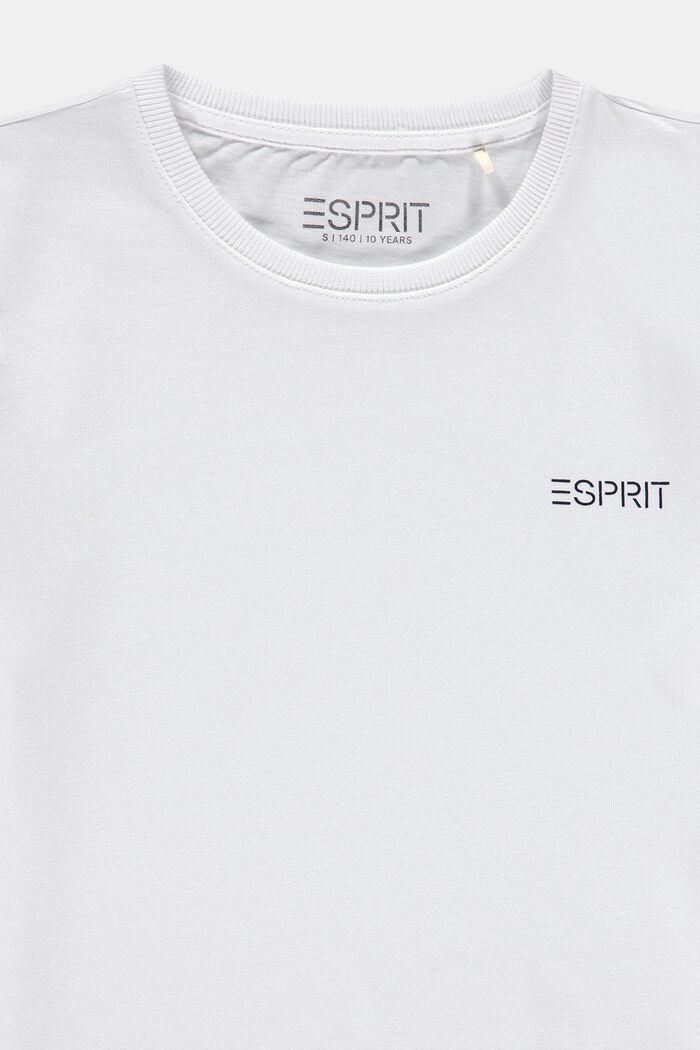 T-shirt in 100% cotone, confezione doppia, WHITE, detail image number 2